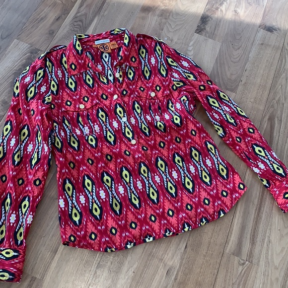 Tory Burch Ikat Blouse - Picture 7 of 10